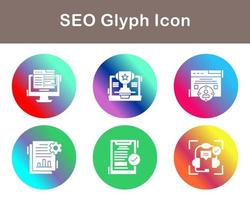 seo vector icono conjunto