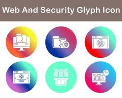 Web And Security Vector Icon Set