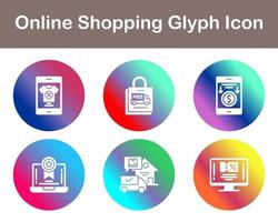 Online Shopping Vector Icon Set