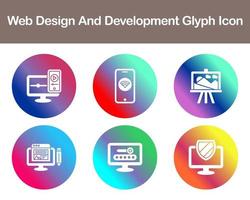 Web Design And Development Vector Icon Set