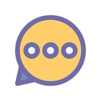 speech bubble icon for your website design, logo, app, UI. vector