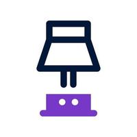 lamp table icon for your website, mobile, presentation, and logo design. vector