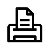 printer icon for your website, mobile, presentation, and logo design. vector