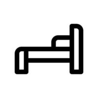 bed icon for your website design, logo, app, UI. vector