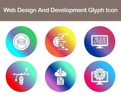 Web Design And Development Vector Icon Set