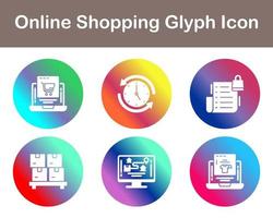 Online Shopping Vector Icon Set