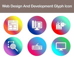 Web Design And Development Vector Icon Set