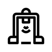 metal detector icon for your website, mobile, presentation, and logo design. vector