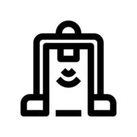 metal detector icon for your website, mobile, presentation, and logo design. vector