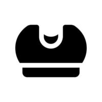 sport bra icon for your website design, logo, app, UI. vector