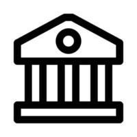 bank icon for your website, mobile, presentation, and logo design. vector