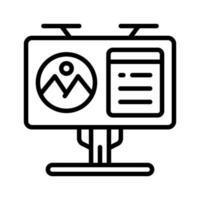billboard icon for your website, mobile, presentation, and logo design. vector