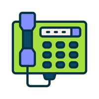 telephone icon for your website, mobile, presentation, and logo design. vector