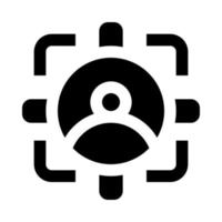 target audience icon for your website, mobile, presentation, and logo design. vector