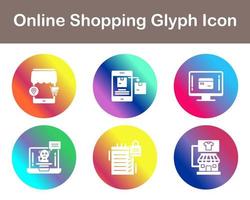 Online Shopping Vector Icon Set