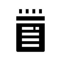 notebook icon for your website design, logo, app, UI. vector