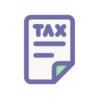 tax icon for your website design, logo, app, UI. vector
