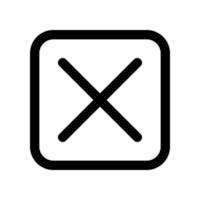 cancel icon for your website design, logo, app, UI. vector