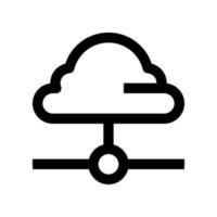 cloud computing icon for your website, mobile, presentation, and logo design. vector