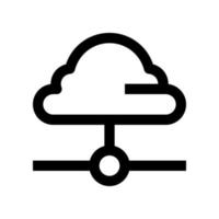 cloud computing icon for your website, mobile, presentation, and logo design. vector