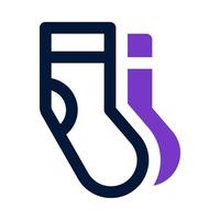 icono de calcetín para su sitio web, móvil, presentación y diseño de logotipo. vector