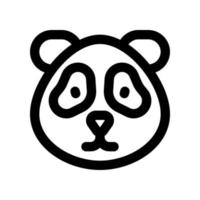 panda icono para tu sitio web diseño, logo, aplicación, ui vector