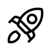 rocket icon for your website, mobile, presentation, and logo design. vector