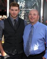 LOS ANGELES  JUL 13  Kellan Lutz  Father arrive at the Inception Premiere at Graumans Chinese Theater on July13 2010 in Los Angeles CA photo