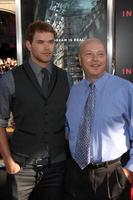 LOS ANGELES  JUL 13  Kellan Lutz  Father arrive at the Inception Premiere at Graumans Chinese Theater on July13 2010 in Los Angeles CA photo
