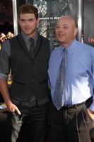 LOS ANGELES  JUL 13  Kellan Lutz  Father arrive at the Inception Premiere at Graumans Chinese Theater on July13 2010 in Los Angeles CA photo