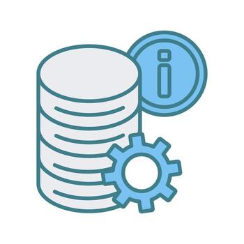 icono de vector de datos