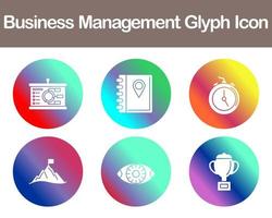 Business Management Vector Icon Set