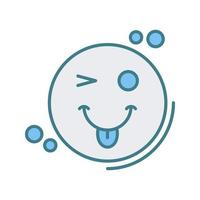 Tongue Out Vector Icon