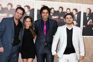 Kevin Dillon Alexis Dziena  Adrian Grenier  Jerry Ferrara arriving at the Entourage 6th Season Premiere  at the Paramount Theater on the Paramount Pictures Studio Lot in Los Angeles CAon July 9 2009 2008 photo