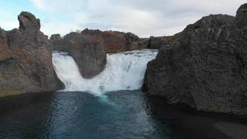 Hjalparfoss in South Iceland, Europe video
