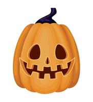 halloween pumpkin illustration vector