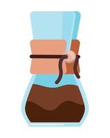 coffee french press vector