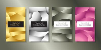 Modern trendy and simple gradient cover design template. Enhance your creative product with a simple touch of gradient design vector