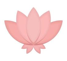 pink lotus flower vector