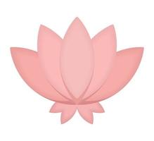 pink lotus flower vector