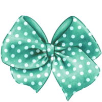 watercolor hand drawn cute silk bow png