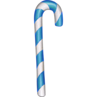 watercolor hand drawn striped candy cane png