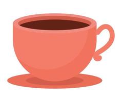 colored coffee cup vector