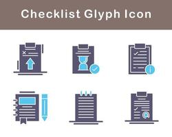 Checklist Vector Icon Set