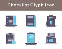 Checklist Vector Icon Set