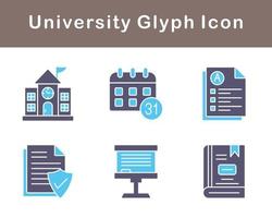 university Vector Icon Set