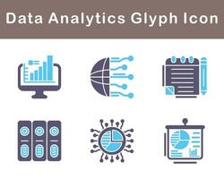 Data Analytics Vector Icon Set