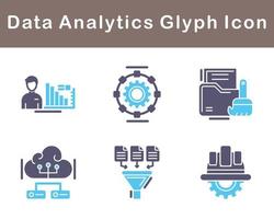 Data Analytics Vector Icon Set