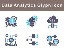 Data Analytics Vector Icon Set