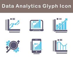 Data Analytics Vector Icon Set